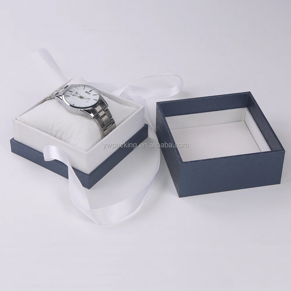 grade ribbon gift packaging watch box material: wood frame 