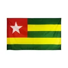 new products double stitched custom flying Togo flag 3x5 polyester