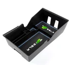 Car Armrest Central Console Tray Organizer Secondary Storage Box For Tesla Model 3 2018-2020