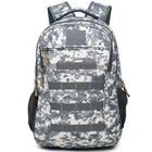 Custom polyester Molle system tactical backpack with earphone port military rucksack bag