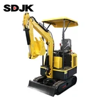 Farm excavator Rubber Crawler Mini excavator China factory