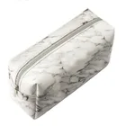 Marble pu cosmetics bag professional travel makeup tools case customied logo marble case