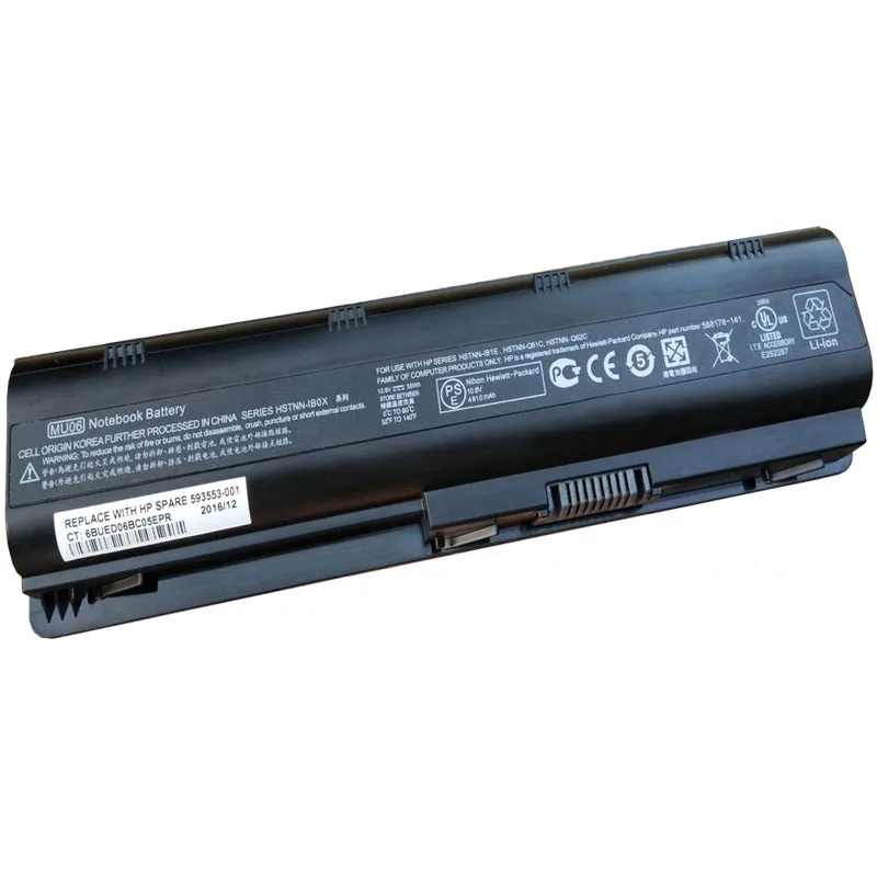 Genuine HP Replacement OEM 6-Cell Laptop Battery for Select Pavilion G Notebooks