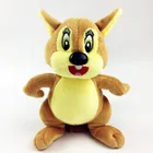 custom design promotional cartoon animal standing brown stuffed singing and dancing squirrel toy