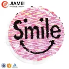 Custom fashion Personalized sequin embroidery patch with double effect