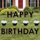 Welcome Home Alphabet Corrugated Plastic Happy Birthday Letter Yard Card Sign