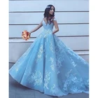 Evening / Formal Dresses Women Gown A027 Wholesale 2020 Wedding Dress Lace Appliqued Wedding Dress for Women