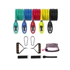 Hot selling product bands set resistance exercise fitness resistance tube with foam handles