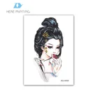 AQ High Quality half arm Water Transfer Temporary Tattoo Sticker