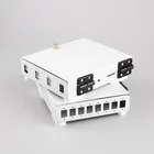 8/4 port SC type fiber optical spliter 4 pole 8 pole fiber optic termination box