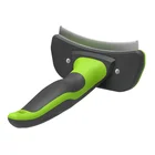 Eco-Friendly Pet Comb Pets Dog and Cat Hair Grooming Deshedding Blade Brush Comb with Self Cleaning Button