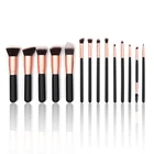 2020 New Fashion 14pcs wooden makeup brush Powder Eyeshadow brush set