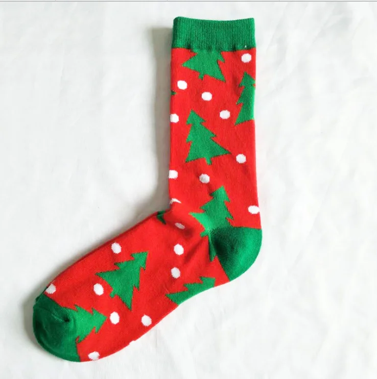 fashion festival funny crew holiday gift happy christmas socks