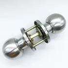 Cheap Stainless Steel Hotel Single Cylinder Deadbolt Keyed Entry Door round turn knob Lock and handle