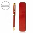 Luxury Rosewood eco friendly Ballpoint Pen Writing Gift Pen Set promotional for Signature Executive Business