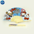 Paper Hand Fan Custom Full Color Printed Paper Foldable Hand Fan