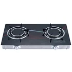 Infrared refined kitchen glass products customized factories 150mm top portable 2 gas stove, gas kitchen cooktop