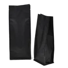 2019 Promotion Price 12Oz Black Aluminum Food Grade Stand-Up Coffee Bag