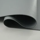 Factory made quality 1.9mm artificial pvc grey leather texture for bag