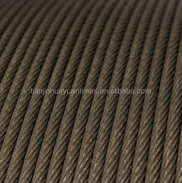 (29 years factory )ISO 4344 WIRE ROPE FOR ELEVATOR 8*19S+FC