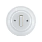 Retro porcelain button switch 1 key,ceramic rocker switch,porcelain light switch