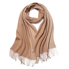 100% cashmere tassel scarf woman winter square lattice shawl thick wholesale scarf