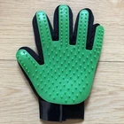 Pet dog eco friendly brush bath different colours pet grooming glove clean massage