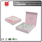 ALLICO New Book Style Magnetic Closure Flap Flip Cardboard Magnetic Jewelry Packaging Box For Pendant Necklace