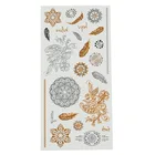 Oem Tattoo Sticker OEM Beauty Arm Body Metallic Flash Colorful Foil Waterproof Temporary Tattoo Sticker