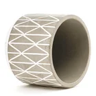 Decoration Creative Style Design Cement Flower Succulent Plants Pot For Decoration