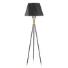 Nordic modern fabric black lamp floor living room bedroom tripod light designer decorative floor lamp