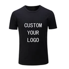 Factory wholesale custom print logo t shirt custom designs cotton blank men t-shirt for sale