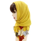 2019 Top Quality Wholesale fancy muslim rectangular scarf and hijab