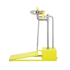 BTL81C Carbon Steel Safety Equipment with Auto Anti-freezing Device Foot Operated Vertical Eye Wash Emergency