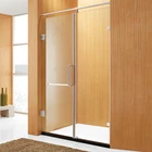 Partition Prefab Stall Frameless Screen Home Use Factory Price Glass Door Corner Cheap Shower Room