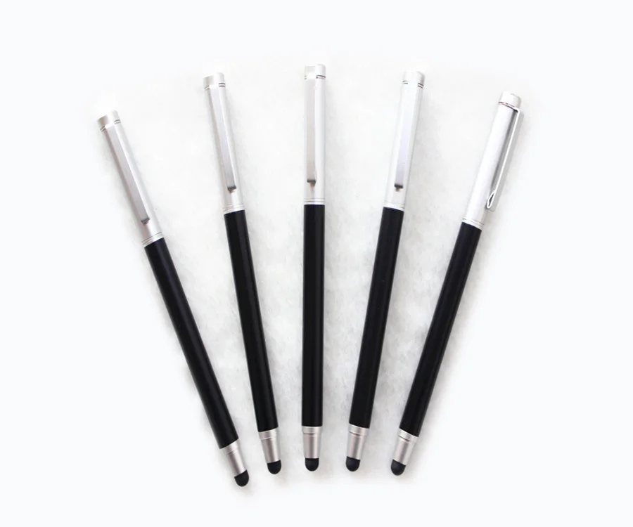 hot selling 2 in 1 stylus pen metal custom ballpoint pen