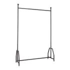 High Quality Popular Product Modern Design Black Metal Pipe Clothing Rack For Clothes Store
