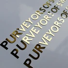 Custom Outdoor And Indoor Polished Small Brass Logo 3D Aluminum Flat Cut Letters Sign For Wall Decor