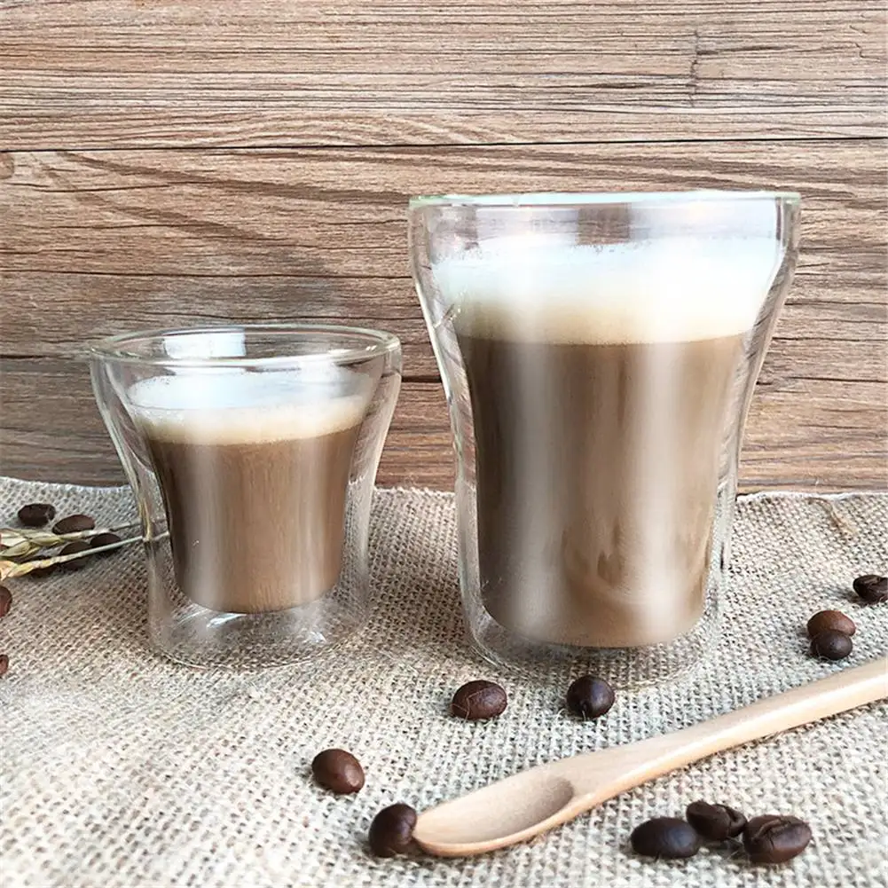 Europe Standard Double Wall Insulated Borosilicate Glass Cup