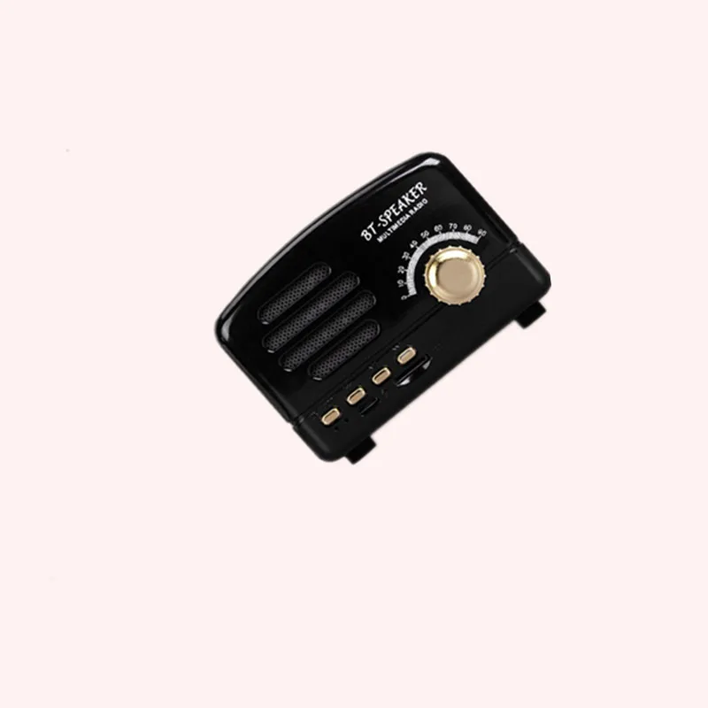 BT01 Wireless Bluetooth Speaker Retro Radio Card Audio Phone Mini Blue Speaker Creative Retro Speaker - ANKUX.COM