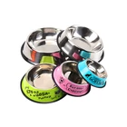 Outdoor different size pet bowl designer cat food bowls with dog