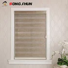 Hot sale professional electric horizontal office window custom zebra blinds
