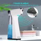 Hand Liquid Dispensers Touchless Foaming Pump Hand Electric Glass Ceramic Clear Wall Mounted Automatic Soap Dispenser