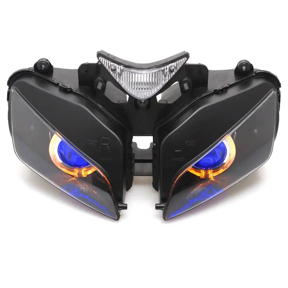Assembly HID Projector Yellow Angel Blue Devil Eye Headlight Fit For Honda CBR1000RR Front Headlamp