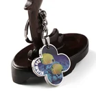 gold fish key chain recycled keychain photo keychains