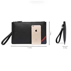 Leather Men Bag Men Leather Men Clutch Bag Handbag Organizer Anti-theft Wallet Card Case