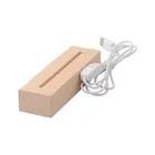 Lamp Bases Led Lamp Bases For 3d Wholesale Wooden Light UP Rectangle Led Lamp Bases For 3D Illusion Acrylic