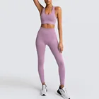 Yoga Pants HEHE Wholesale Cheap Price High Quality Women Yoga Pants Leggings Set Seamless Suit Yoga Set