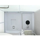 Portable Bathroom Pods Bamboo Fabric Prefab Toilet Bathroom Modular Prefab Bathroom