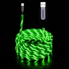 China manufacturers high-quality sample free fast charger cable car colorful atmosphere night light led usb cable